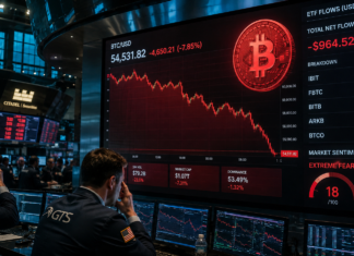 Bitcoin Slips As ETF Outflows Shake Market Confidence