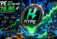 HYPE Hits New ATH Near $77 as Hyperliquid Demand Grows