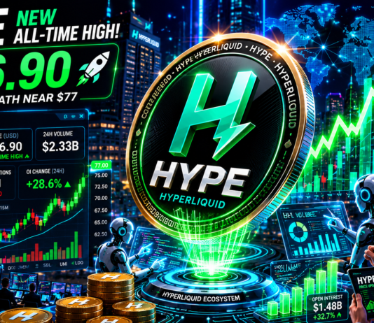 HYPE Hits New ATH Near $77 as Hyperliquid Demand Grows