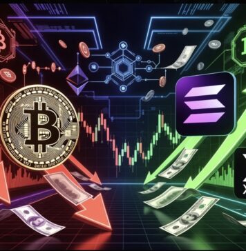 Bitcoin and Ethereum ETFs Record $103 Million Outflows as Solana and XRP Attract Fresh Capital