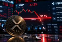 XRP Drops 3% After Losing Key $1.15 Support Level
