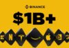 Binance Stock Trading Surpasses $1 Billion in Assets Under Management in 30 Days