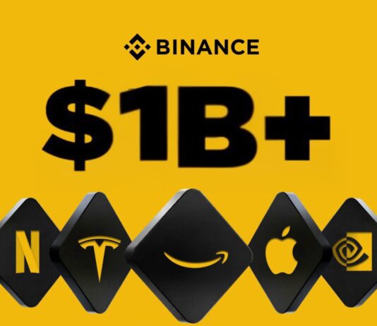 Binance Stock Trading Surpasses $1 Billion in Assets Under Management in 30 Days