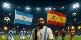 Drakeb Bets $1.5 Million $USDT On Argentina to Beat Spain In The FIFA World Cup Final