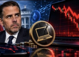 Hunter Biden’s $LAPTOP Memecoin Crashes 86.5%