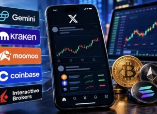 X Adds Trading via Coinbase, Kraken and Gemini